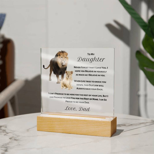 Old Lion Daughter Night light