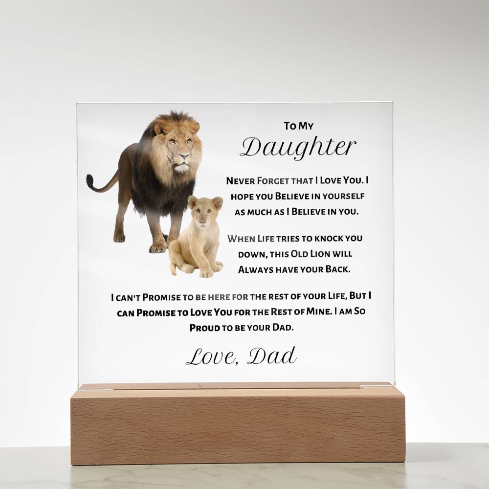 Old Lion Daughter Night light