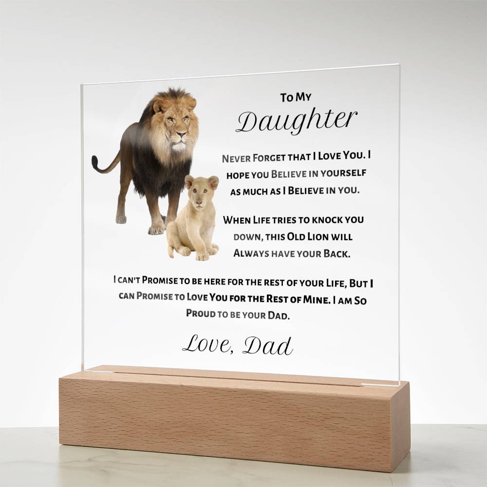 Old Lion Daughter Night light