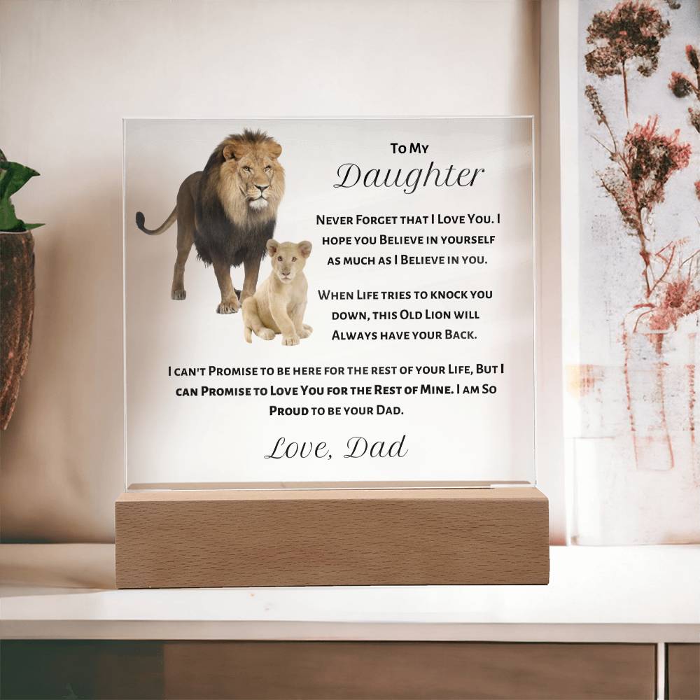 Old Lion Daughter Night light