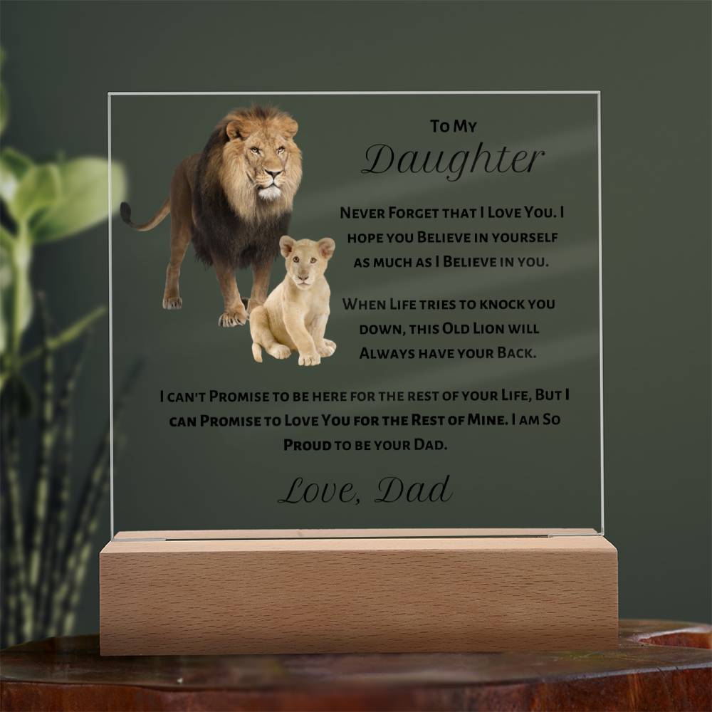 Old Lion Daughter Night light