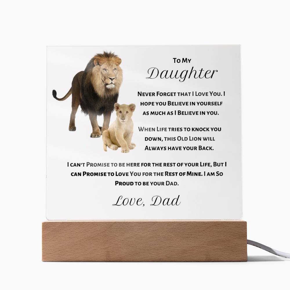 Old Lion Daughter Night light