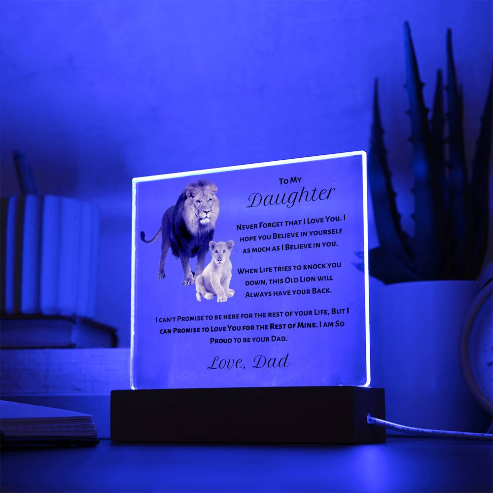 Old Lion Daughter Night light