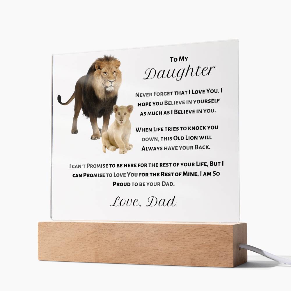 Old Lion Daughter Night light