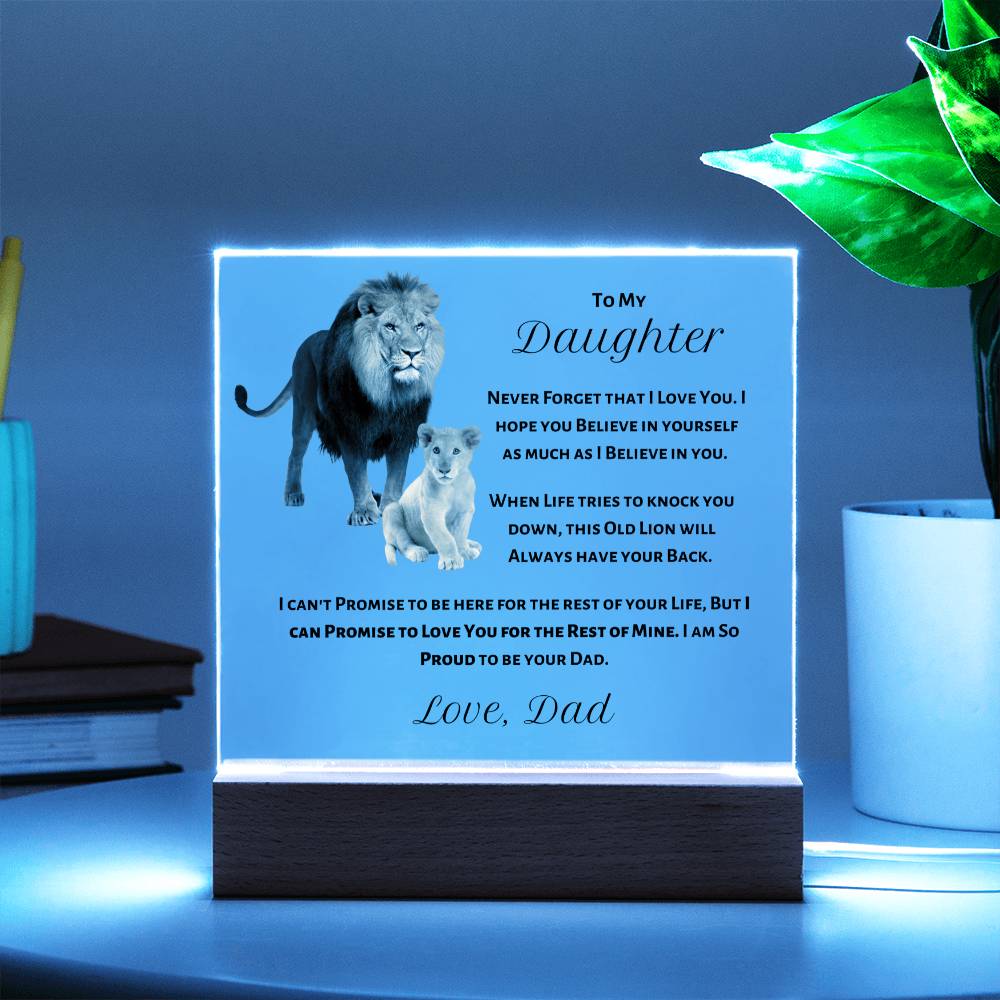 Old Lion Daughter Night light