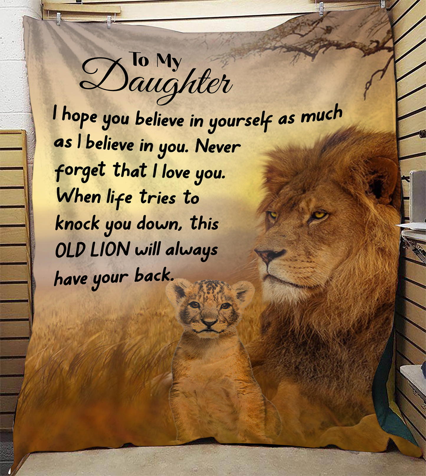 To My Daughter - I Hope You Believe Plush Fleece Blanket - 50x60