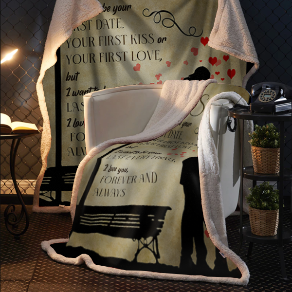To My Soulmate - Last Everything Plush Fleece Blanket - 50x60