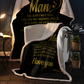 To My Man - The Day I Met You Plush Fleece Blanket - 50x60