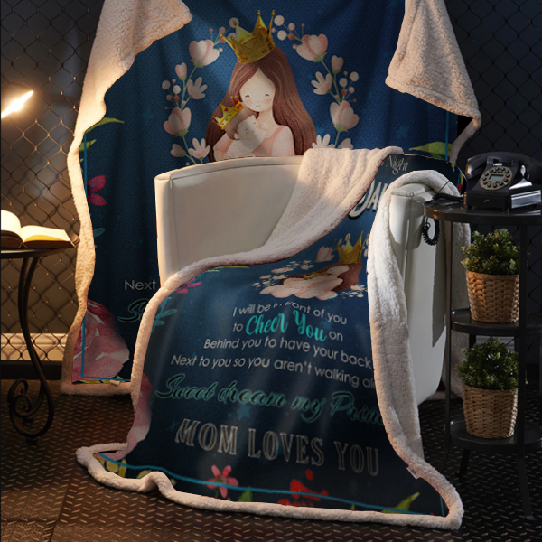 Goodnight My Daughter Plush Fleece Blanket - 50x60