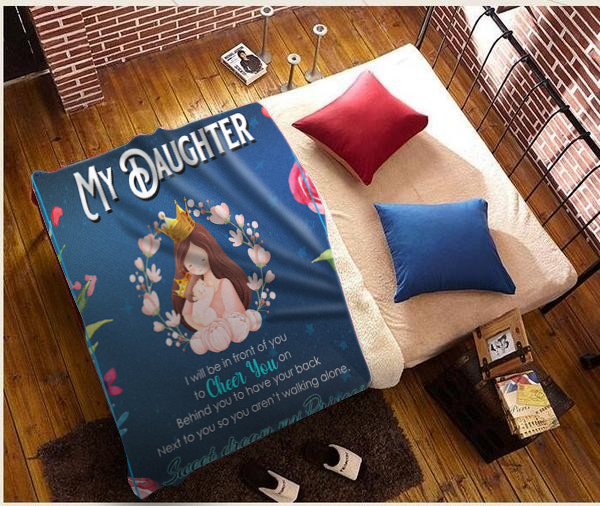 Goodnight My Daughter Plush Fleece Blanket - 50x60