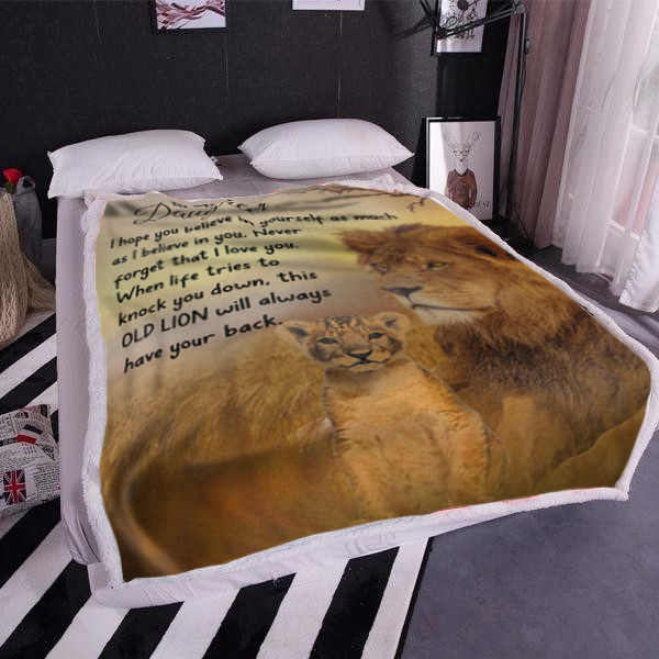 To My Daughter - I Hope You Believe Plush Fleece Blanket - 50x60