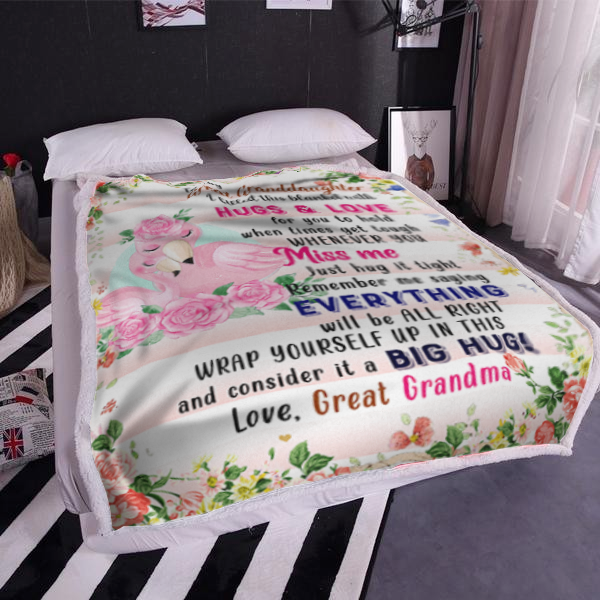 To My Great Granddaughter Plush Fleece Blanket - 50x60