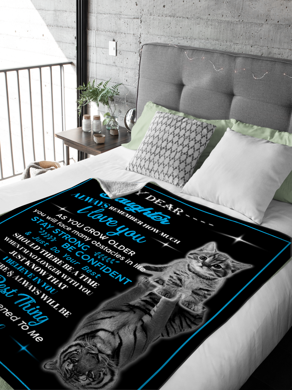 My Dear Daughter - Always Remember Plush Fleece Blanket - 50x60