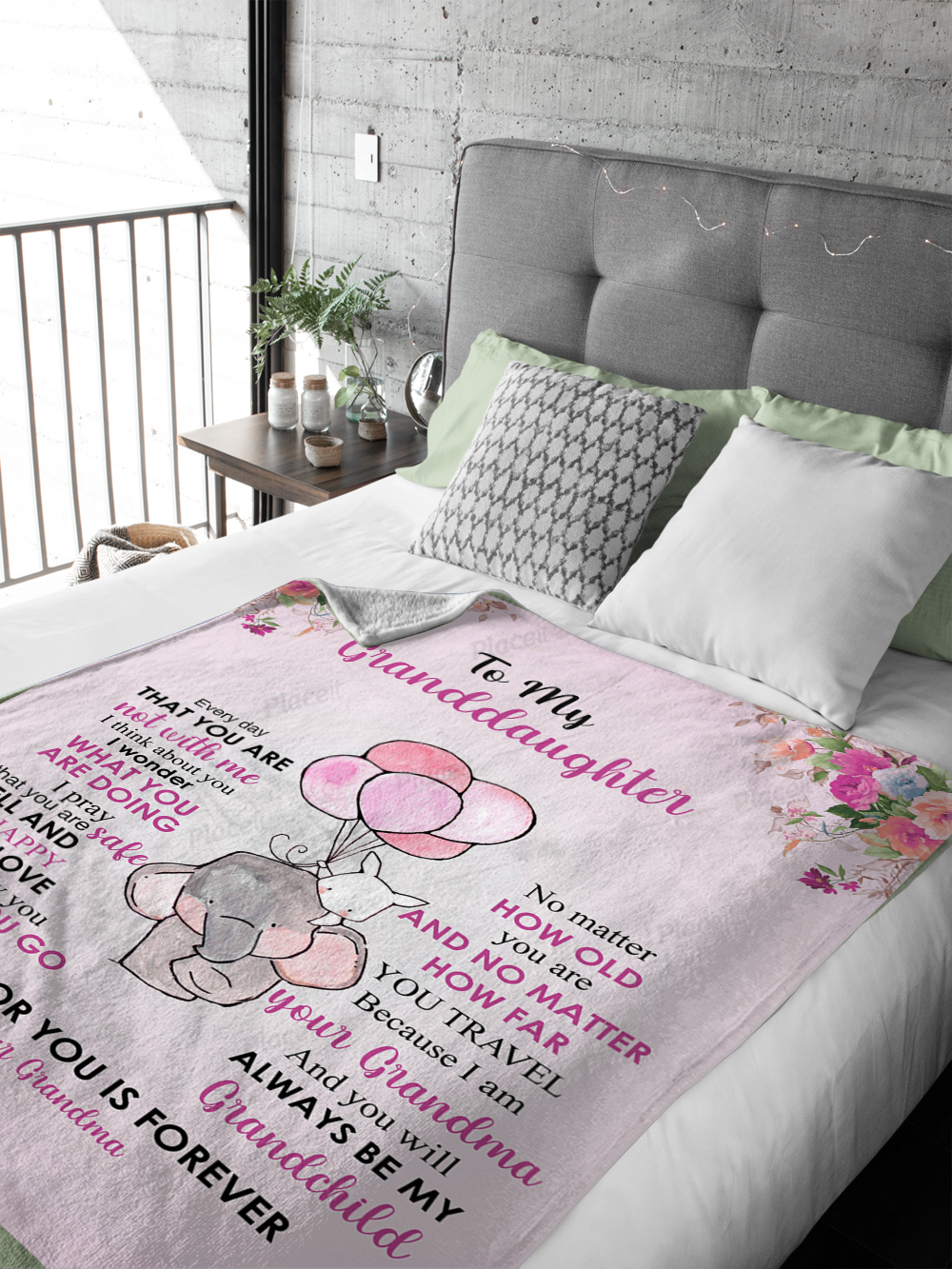 To My Granddaughter - No Matter How Plush Fleece Blanket - 50x60