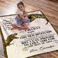 To My Grandson - Never Forget Plush Fleece Blanket - 50x60
