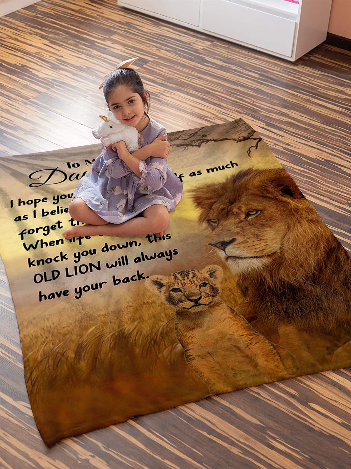 To My Daughter - I Hope You Believe Plush Fleece Blanket - 50x60