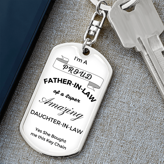 Father-in-Law Key Chain
