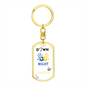 Down Right Perfect Keychain