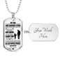 To My Son - Dog Tag Necklace