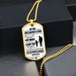 To My Son - Dog Tag Necklace