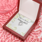 Flower Girl Proposal Heart Necklace