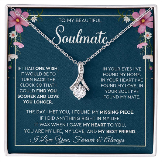 To My Beautiful Soulmate - Alluring Beauty Necklace
