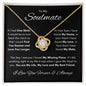 To My Soulmate - Love Knot Necklace