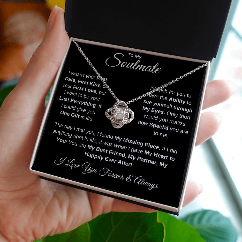 To My Soulmate Love Knot