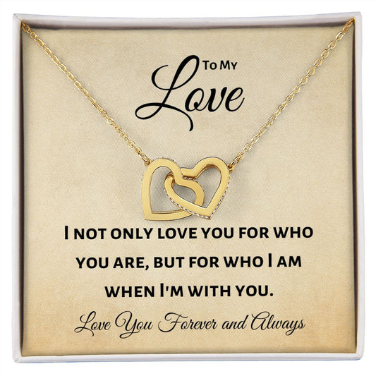 To My Love - Interlocking Hearts