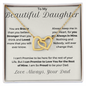 To My Beautiful Daughter