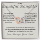 To My Beautiful Daughter