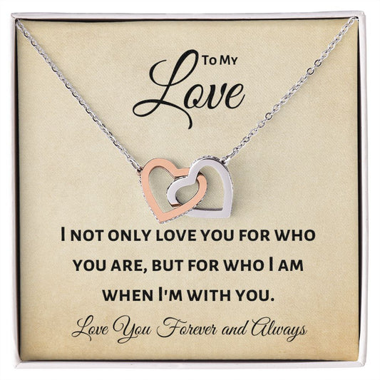 To My Love - Interlocking Hearts