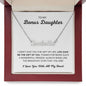 Bonus Daughter - Name Necklace