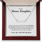 Bonus Daughter - Name Necklace