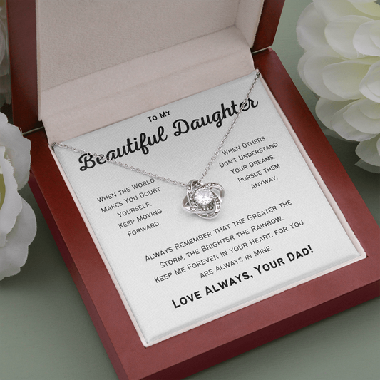 Beautiful Daughter Love Knot