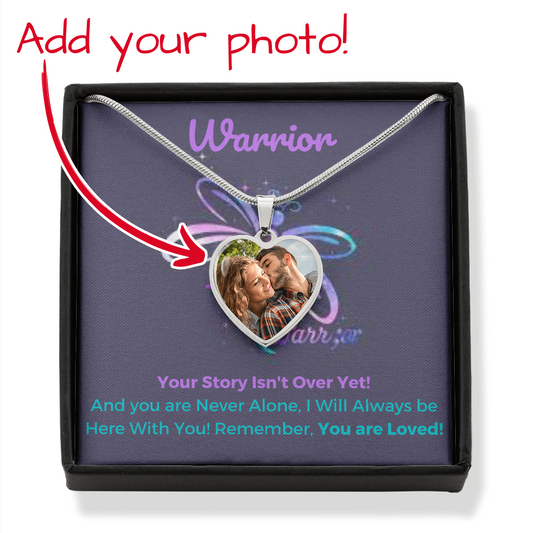 Suicide Awareness Heart Pendant
