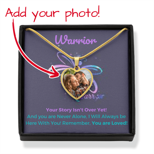 Suicide Awareness Heart Pendant