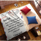 Dear Dad - I Love You Plush Fleece Blanket - 50x60