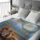 To My Great Dad Plush Fleece Blanket - 50x60