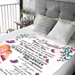To My Daughter - You Are My Sunshine Plush Fleece Blanket - 50x60
