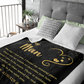 To My Man - The Day I Met You Plush Fleece Blanket - 50x60