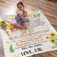 To My Daughter - You Are My Little Girl Plush Fleece Blanket - 50x60
