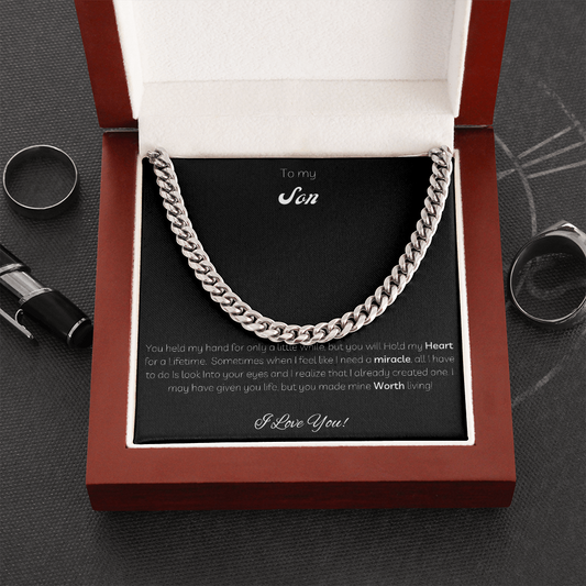 To My Son Cuban Link