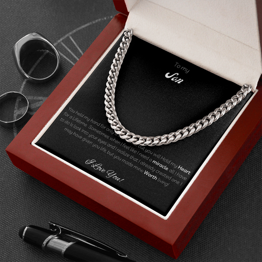 To My Son Cuban Link