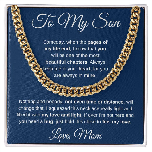 To My Son Blue Cuban