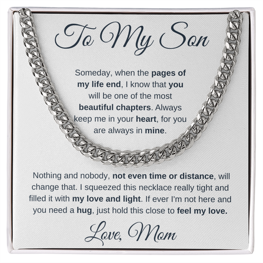 To My Son Cuban Link